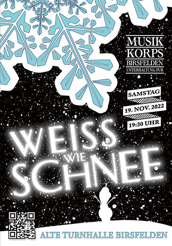 Weiss wie Schnee - Konzert des Musikkorps Birsfelden 2022